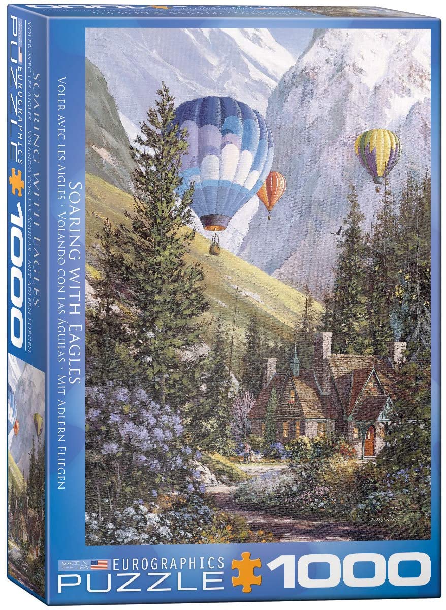 Eurographics 1000 Piece Jigsaw Puzzle - Soaring With Eagles
