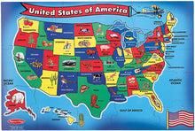 Load image into Gallery viewer, Melissa and Doug 51 Piece Floor Puzzle - USA Map
