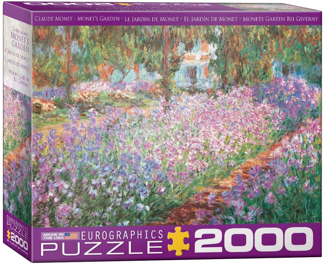Eurographics 2000 Piece Jigsaw Puzzle - Monet's Garden