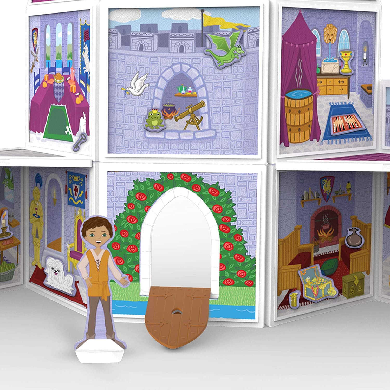 Melissa and Doug Magnetivity Building Set - Medieval Castle