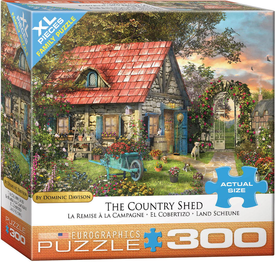 Eurographics 300 Extra Large Piece Jigsaw Puzzle - Country Shed