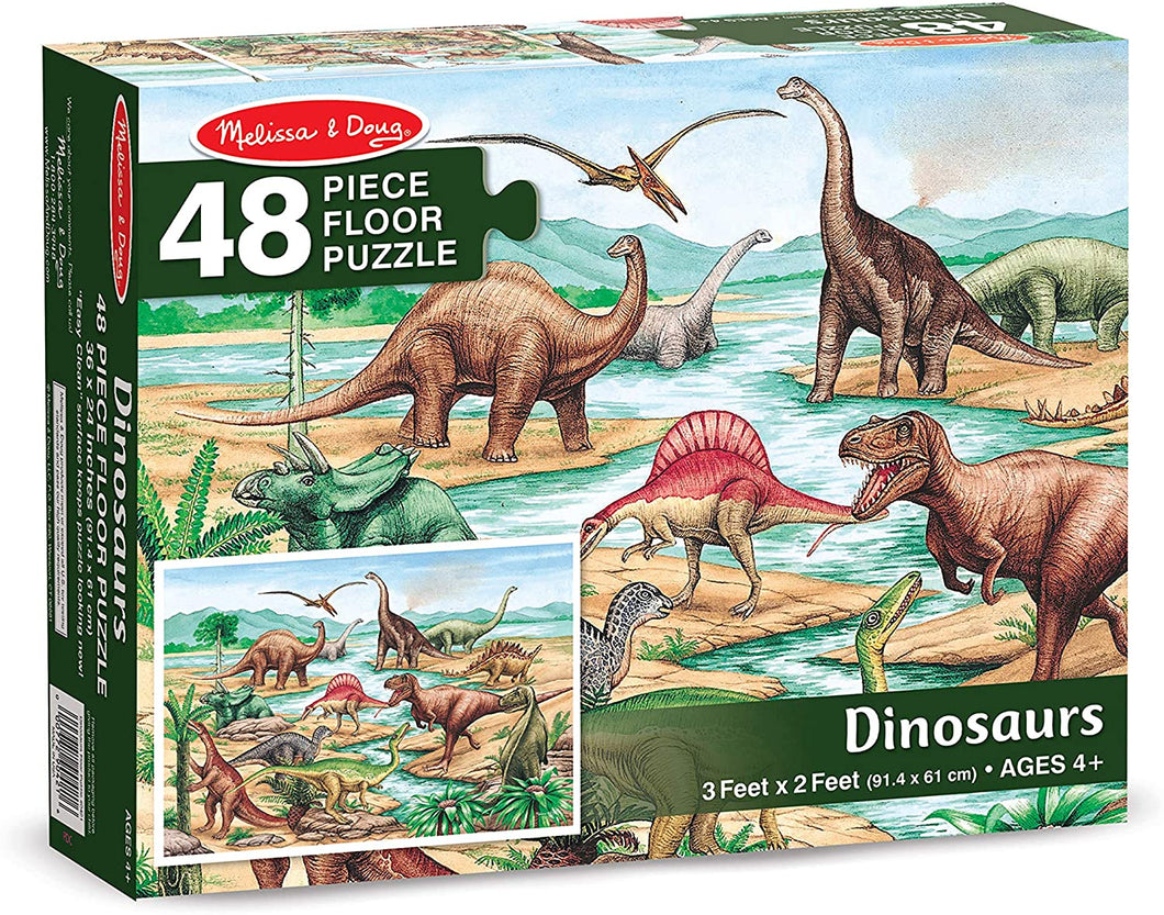 Melissa and Doug 48 Piece Floor Puzzle - Dinosaurs