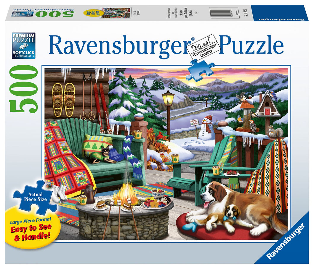 Ravensburger 500  Large Piece Jigsaw Puzzle - Ski All Day