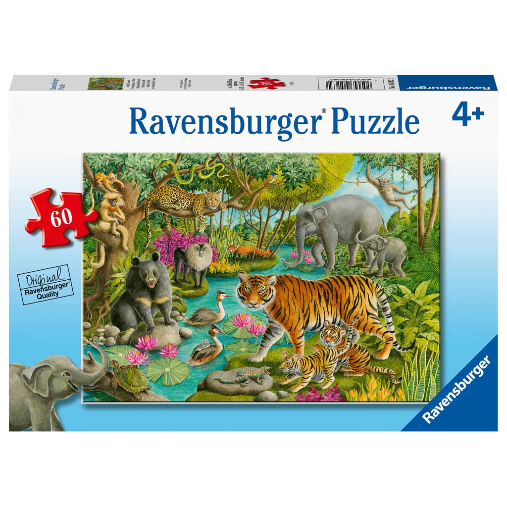 Ravensburger 60 Piece Jigsaw Puzzle - Animals Of India
