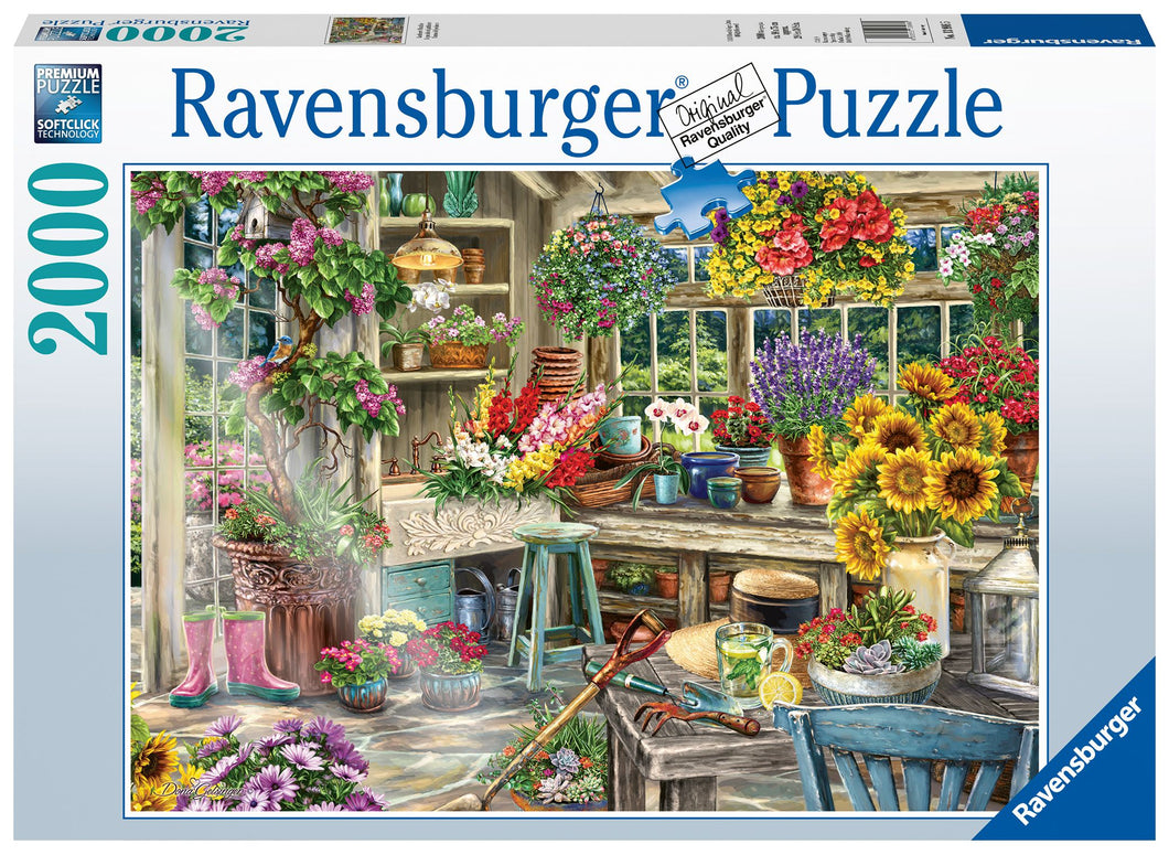 Ravensburger 2000 Piece Jigsaw Puzzle - Gardener's Paradise