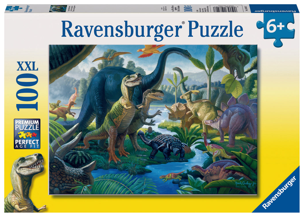 Ravensburger 100 Piece Jigsaw Puzzle - Land of the Giants (Dinosaurs)