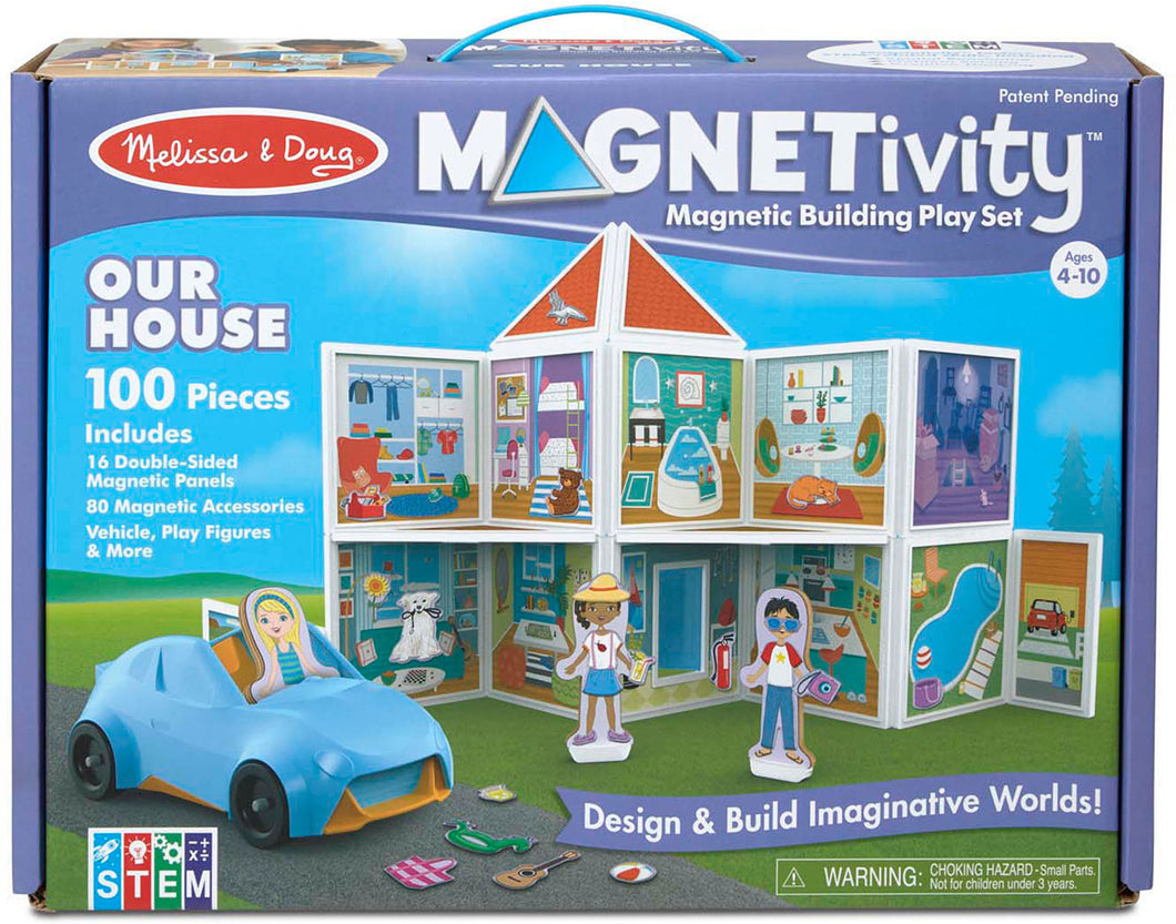 Melissa and Doug Magnetivity Building Set - Our House