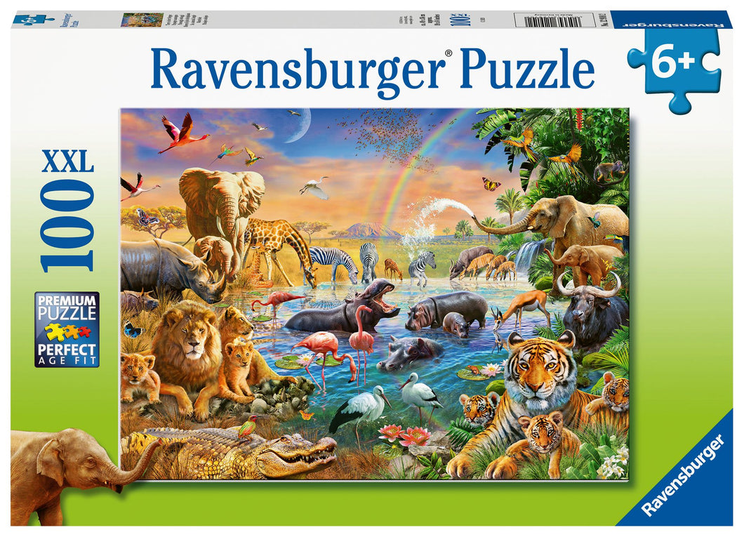 Ravensburger 100 Piece Jigsaw Puzzle - The Animal Waterhole