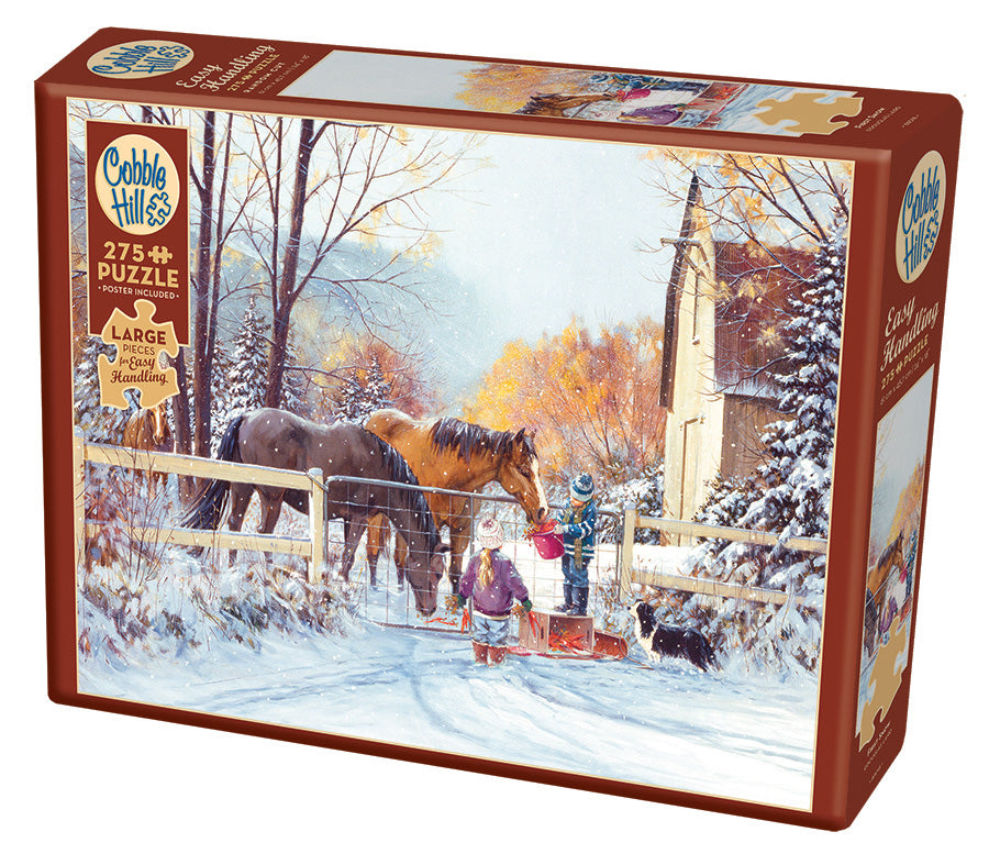Cobble Hill 275 Extra Large Piece Jigsaw Puzzle - First Snow
