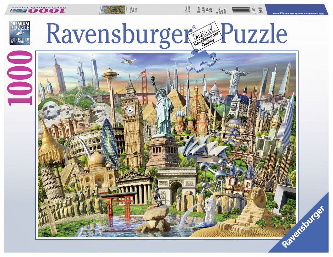 Ravensburger 1000 Piece Jigsaw Puzzle - World Landmarks